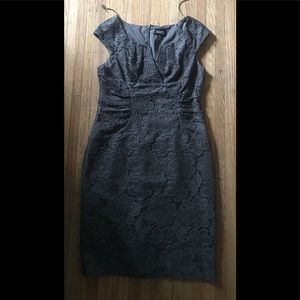 Lace Dress Gray Sz 14